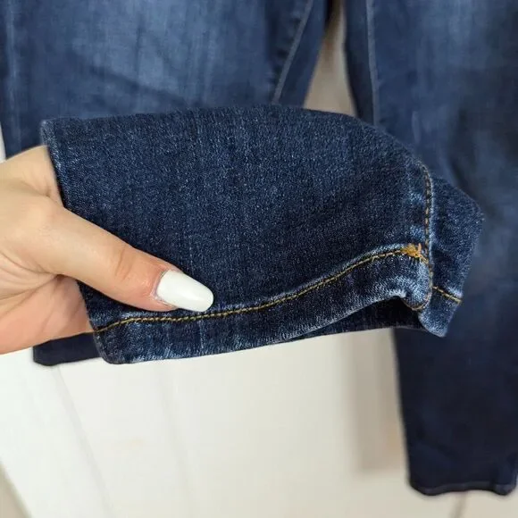 Judy Blue | Dark Wash Straight Leg Denim Jeans Size 3/26 - Picture 3 of 9